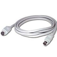 02318 C2G 10ft 8-pin Mini-Din M/M Serial Cable câble kvm Blanc 3,04 m