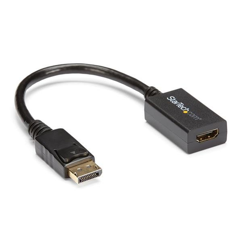 StarTech.com Adaptateur DisplayPort vers HDMI - Convertisseur Vidéo DP 1.2 vers HDMI 1080p - Câble DP vers HDMI pour Moniteur/Écran - Câble Passif DP à HDMI - Connecteur DP à Verrouillage