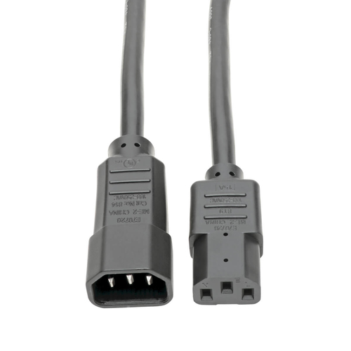 P005-010 Tripp Lite P005-010 câble électrique Noir 3,05 m Coupleur C14 Coupleur C13