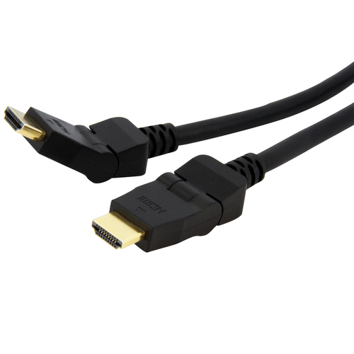 HDMIROTMM6 StarTech.com HDMIROTMM6 câble HDMI 1,8 m HDMI Type A (Standard) Noir