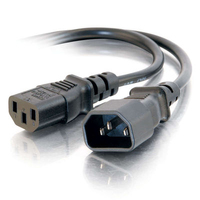 C2G 29964 câble électrique Noir 0,3 m Coupleur C14 Coupleur C13