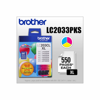 Brother LC-2033PKS cartouche d'encre Original Rendement élevé (XL) Cyan, Magenta, Jaune