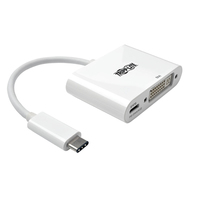Tripp Lite U444-06N-D-C câble vidéo et adaptateur 0,11 m USB Type-C DVI-I Blanc