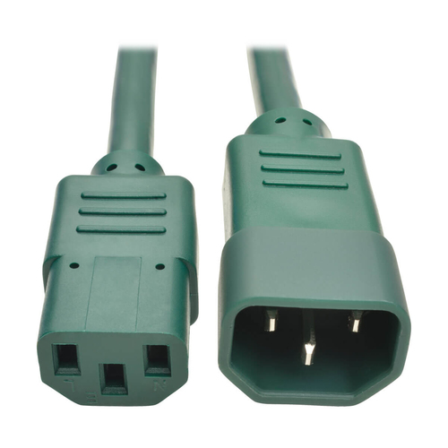 Tripp Lite P005-003-AGN câble électrique Vert 0,9 m Coupleur C14 Coupleur C13