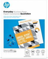 HP Everyday Business Paper, Glossy, 32 lb, 8.5 x 11 in. (216 x 279 mm), 150 sheets papier jet d'encre Letter (215.9x279.4 mm) Gloss 150 feuilles Blanc