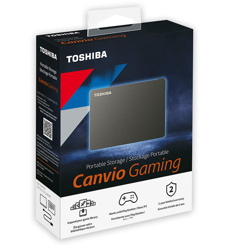 HDTX120XK3AA Toshiba Canvio Gaming disque dur externe 2000 Go Noir