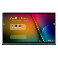 Viewsonic IFP6552 écran plat de PC 165,1 cm (65") 3840 x 2160 pixels 4K Ultra HD LCD Écran tactile Noir