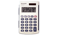 Sharp EL-243SB calculatrice Poche Blanc