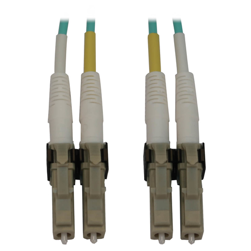 Tripp Lite N820X-01M câble de fibre optique 1 m LC OFNR OM3 Couleur aqua, Beige