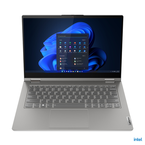 Lenovo ThinkBook 14s Yoga i7-1255U Hybride (2-en-1) 35,6 cm (14") Écran tactile Full HD Intel® Core™ i7 16 Go DDR4-SDRAM 512 Go SSD Wi-Fi 6 (802.11ax) Windows 11 Pro Gris