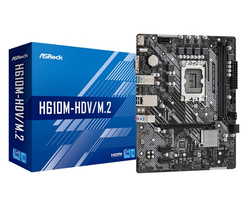 Asrock H610M-HDV/M.2 Intel H610 LGA 1700 micro ATX