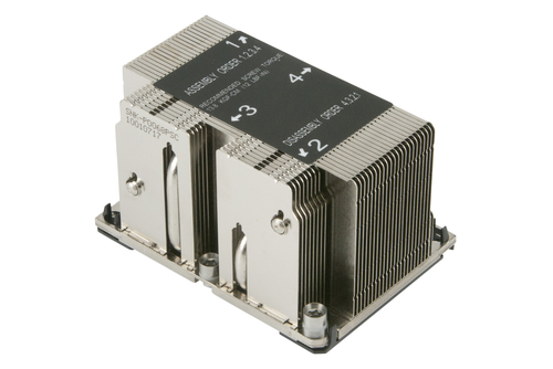 Supermicro SNK-P0068PSC système de refroidissement d’ordinateur Processeur Dissipateur thermique/Radiateur Gris