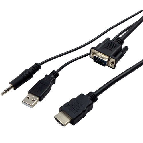 900824 VGA to HDMI 1.5M Active Cable (M/M)