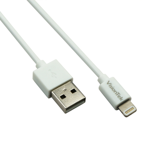 900862 Lightning to USB White 1 Meter MFI Cable