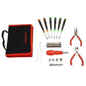 900670 The VisionTek 26 Piece Toolkit for building that dream PC gaming rig as well as for general upgrading or repairing of personal computers and digital devices.