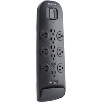 Belkin BV112050-06-BLK Noir 12 sortie(s) CA 1,8 m