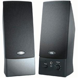 CA-2016WB Black OEM- The CA-2016 is an amplified, 3 watt, 2 piece, USB powered desktop computer stereo speaker system.  (WHITE BOX ITEM)