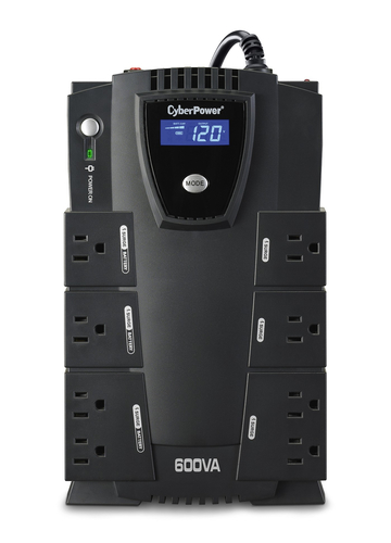 CyberPower CP600LCD alimentation d'énergie non interruptible Veille 0,6 kVA 340 W