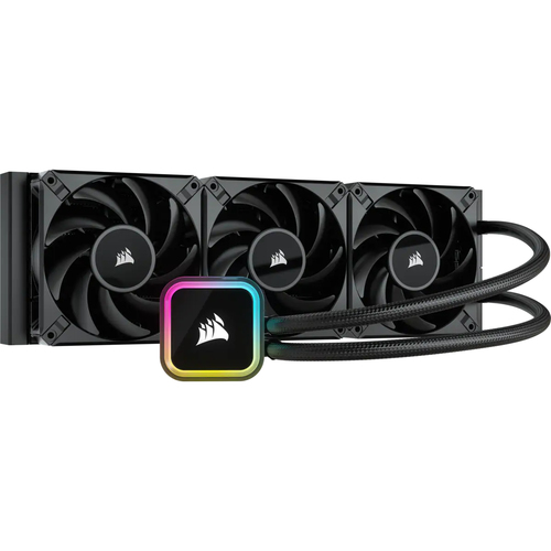 Corsair iCUE H150i RGB ELITE Processeur Refroidisseur de liquide tout-en-un 12 cm Noir 1 pièce(s)