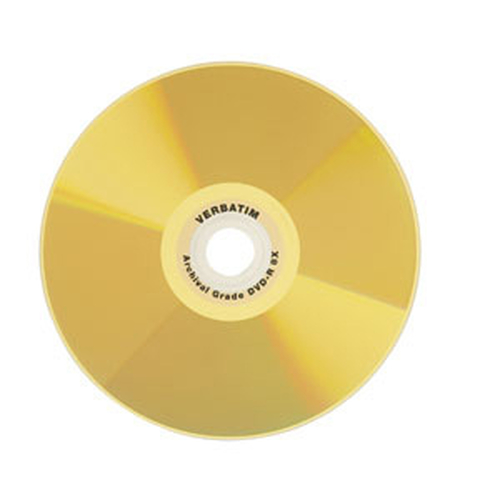 Verbatim UltraLife™ Gold Archival Grade DVD-R 4.7GB 8X 50pk Spindle 4,7 Go 50 pièce(s)