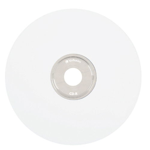 Verbatim CD-R 80MIN 700MB 52X White Thermal Prinable 100pk Spindle 700 Mo 100 pièce(s)