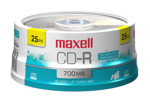 Maxell 648445 CD vierge CD-R 700 Mo 25 pièce(s)