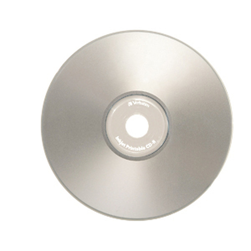 Verbatim CD-R 80MIN 700MB 52X Silver Inkjet Printable 50pk Spindle 700 Mo 50 pièce(s)