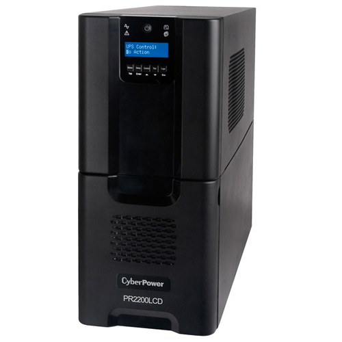 CyberPower PR2200LCD alimentation d'énergie non interruptible Interactivité de ligne 2,2 kVA 1980 W 10 sortie(s) CA