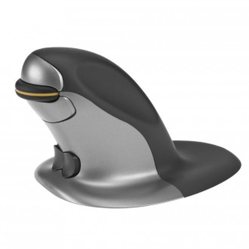 982-0100 Posturite Penguin Ambidextrous Vertical Mouse for PC/Mac, Medium Size, Corded, B