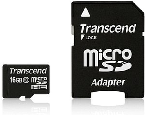 Transcend 16GB microSDHC Class 10 UHS-I 16 Go MLC Classe 10