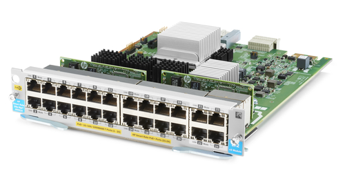Hewlett Packard Enterprise Aruba 20-port 10/100/1000BASE-T PoE+ / 4-port 1/2.5/5/10GBASE-T PoE+ MACsec v3 zl2 module de commutation réseau