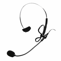 C1-1009500-39 NC-8 Ultralight Head-Mounted Noise-Canceling Microphone with 3.5mm plug.