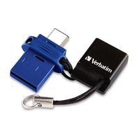 Verbatim Store ‘n’ Go 16GB lecteur USB flash 16 Go USB Type-A / USB Type-C 3.2 Gen 1 (3.1 Gen 1) Bleu