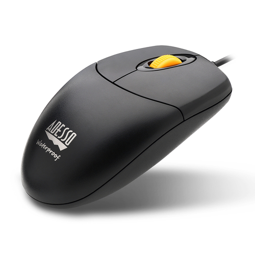 IMOUSE W3 ANTIMICROBIAL WATERPROOF MAGNETIC SCROLL MOUSE - 4 WAY SCROLLING, 1000 DPI, OPTI