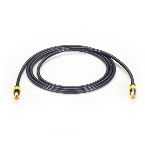 ACB-1RCA-0012 S/PDIF Audio or Composite Video Coax Cable - (1) RCA on Each End, 12-ft. (3.7-m)