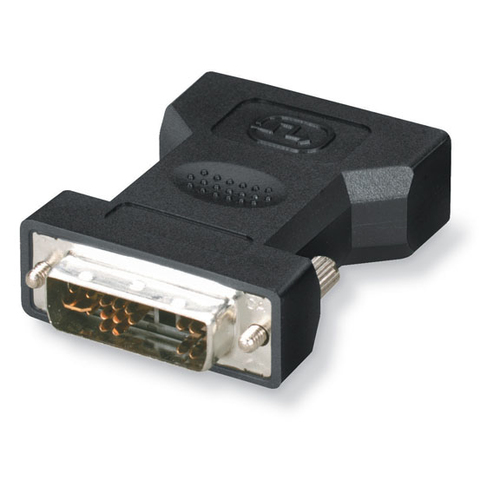 Black Box FA461 changeur de genre de câble DVI-I VGA HD15 Noir