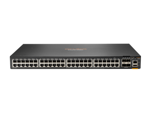 Hewlett Packard Enterprise Aruba 6300F 48-port 1GbE & 4-port SFP56 Géré L3 Gigabit Ethernet (10/100/1000) 1U Gris