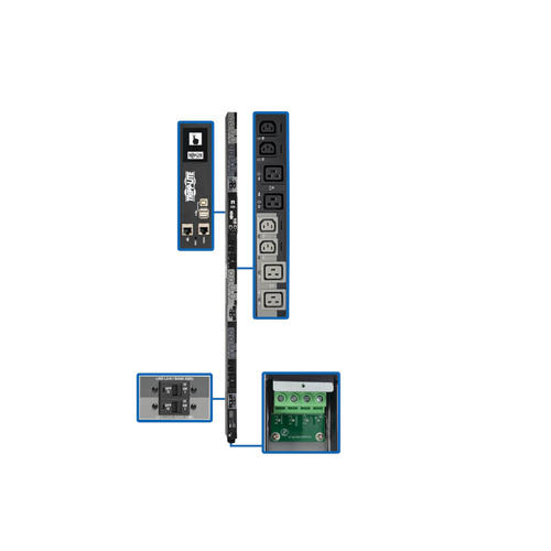 PDU3XEVSRHWA 3PHASE 50A HARDWIRE 0U VERTICAL