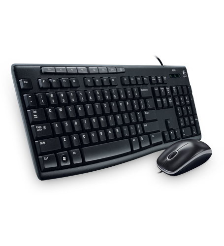 Logitech MK200 clavier Souris incluse USB Noir