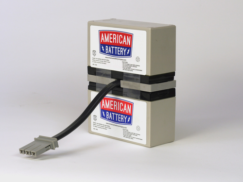RBC32 American Battery RBC32. Technologie batterie: Sealed Lead Acid (VRLA), Tension des piles: 12 V, Nombre de batteries incluses: 2 pièce(s). Poids: 5,32 kg, Largeur: 149 mm, Hauteur: 197 mm. Poids du paquet: 5,9 kg