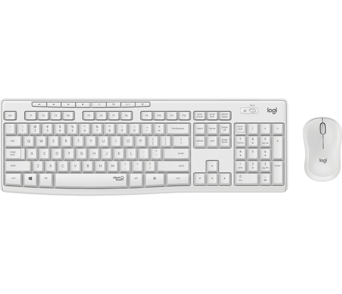 920-009783 Logitech MK295 Silent Wireless Keyboard and Mouse Combo (Off White)