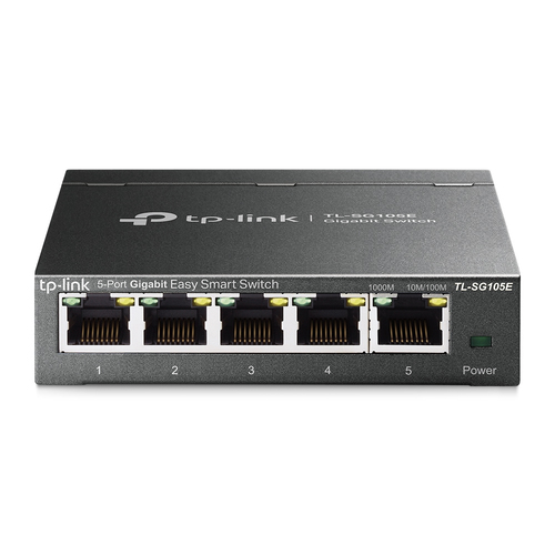 TL-SG105E TP-Link Network TL-SG105E 5Port RJ45 Gigabit Easy Smart Switch Retail