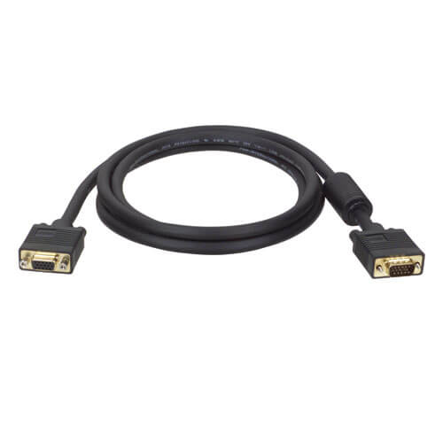 P500-025 CABLE HD15F/M GOLD W/ RGB COAX