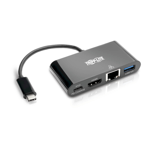 U444-06N-HGUB-C USB C to HDMI Multiport Adapter Dock USB Type C to HDMI Black
