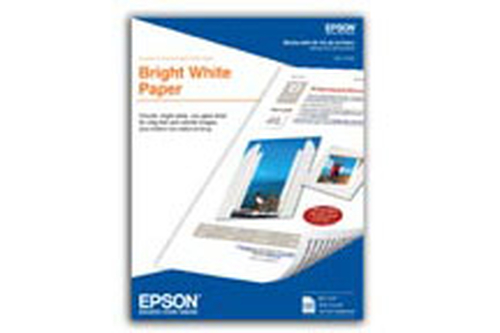 S041586 Epson Bright White Paper 8.5" x 11" 500s papier jet d'encre Letter (215.9x279.4 mm) 500 feuilles Blanc