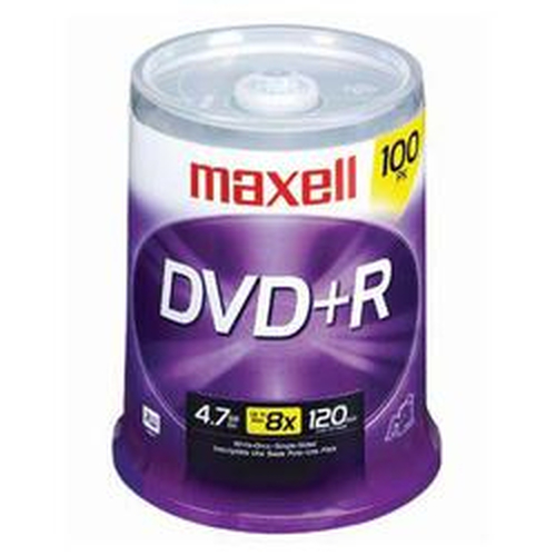 639016 Maxell DVD+R 4,7 Go 100 pièce(s)