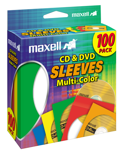 190132 Maxell 190132 étui disque optique 100 disques Multicolore