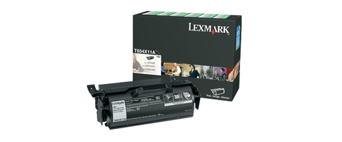 T654X11A Lexmark T654, T656 Extra High Yield Return Program Print Cartridge cartouche d'encre Original