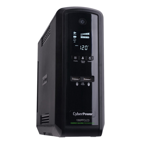 CP1350PFCLCD CyberPower CP1350PFCLCD alimentation d'énergie non interruptible Interactivité de ligne 1,35 kVA 810 W 10 sortie(s) CA