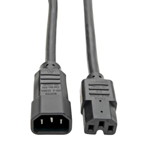 P018-003 Tripp Lite P018-003 câble électrique Noir 0,9 m Coupleur C14 Coupleur C15